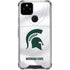 Michigan State University White Jersey Google Pixel 5 Clear Case